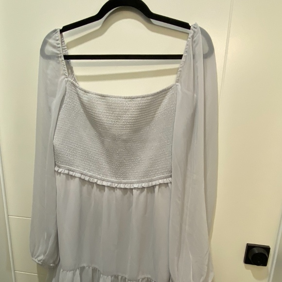 Aritzia - Wilfred Light Blue Tempest Mini Dress - Size 2XL - Picture 3 of 3